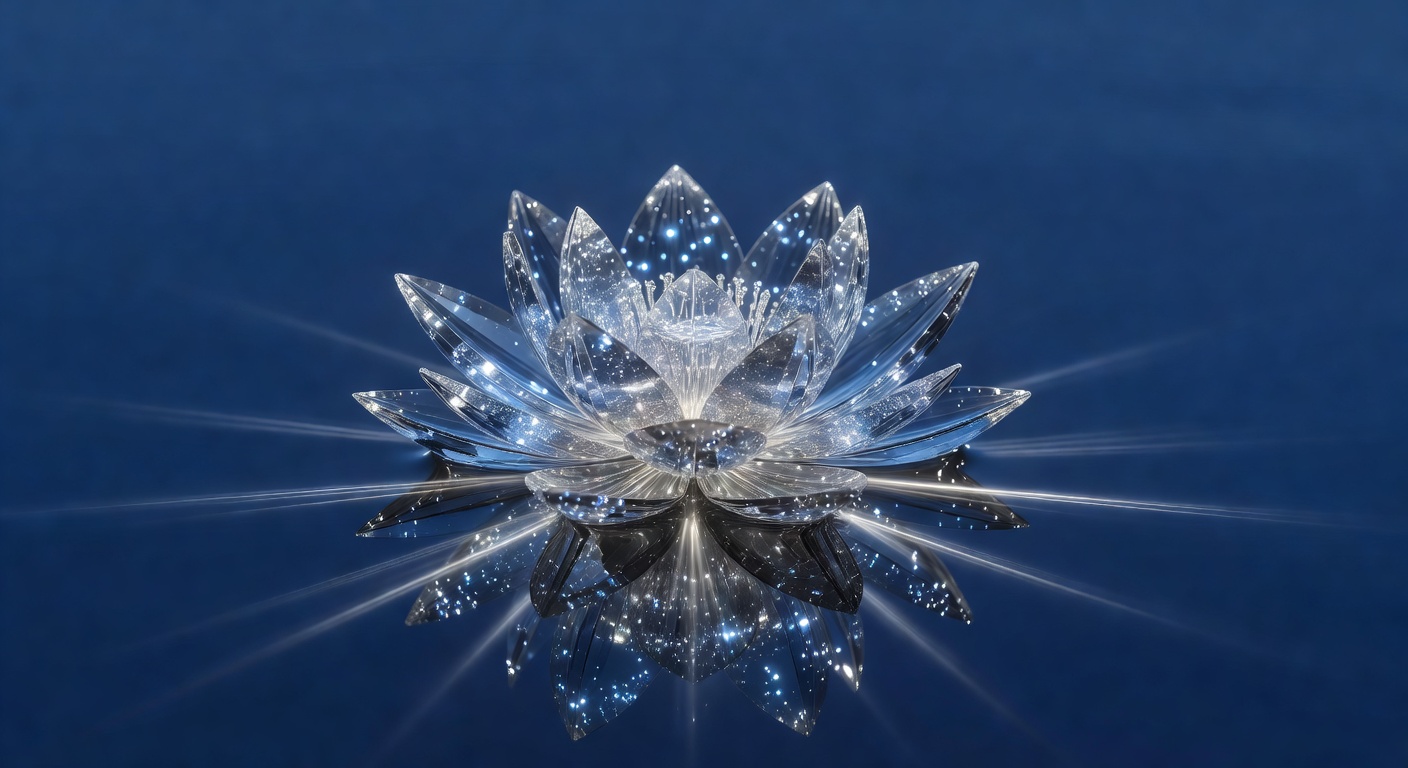 水晶の蓮